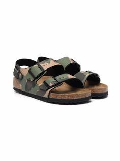 Birkenstock Kids сандалии Arizona с камуфляжным принтом