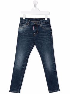 Dsquared2 Kids брюки скинни средней посадки