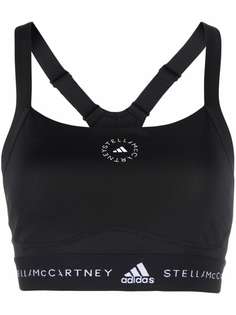 adidas by Stella McCartney спортивный бюстгальтер с логотипом