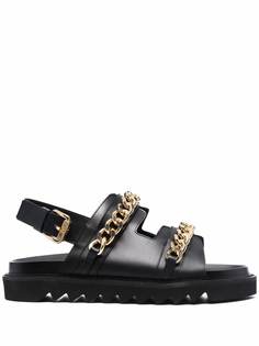 Moschino сандалии с цепочками