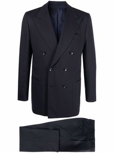 Kiton костюм-двойка с двубортным пиджаком