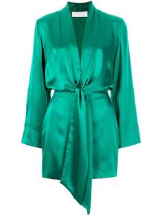 Michelle Mason короткое платье-кимоно