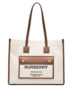 Burberry сумка-тоут Freya среднего размера