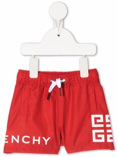 Givenchy Kids плавки-шорты с логотипом 4G