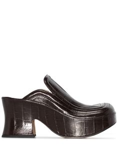 Bottega Veneta мюли на платформе