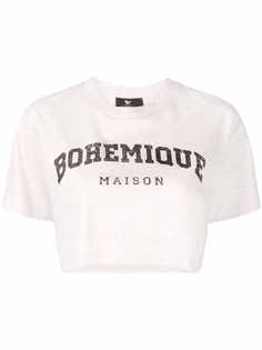 Maison Bohemique футболка с логотипом