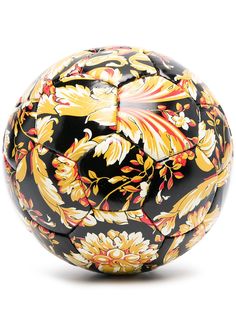 Versace футбольный мяч с принтом Barocco