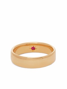 Annoushka обручальное кольцо из желтого золота с рубином