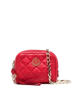 Moncler стеганая сумка через плечо с логотипом