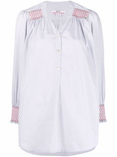 A.P.C. блузка Madison с V-образным вырезом