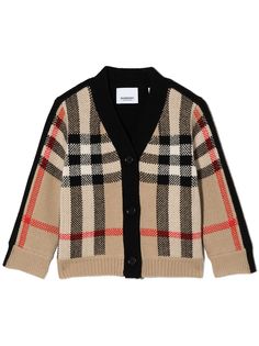 Burberry Kids кардиган Mini Diane в клетку Vintage-Check