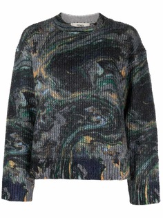 Fendi джемпер с принтом