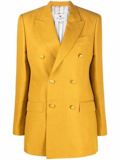 ETRO двубортный блейзер