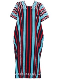 Pippa Holt платье-кафтан миди с полосками
