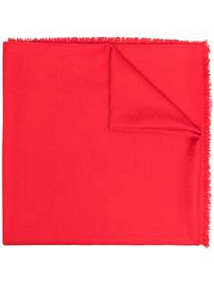 Moschino жаккардовый шарф с логотипом