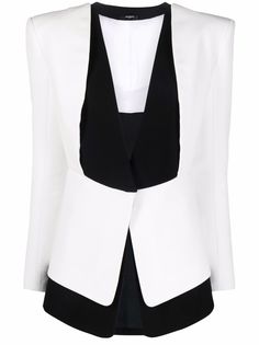 Balmain креповый блейзер