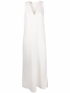 Brunello Cucinelli платье с V-образным вырезом