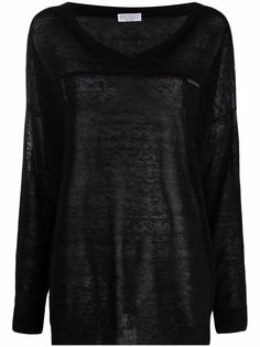 Brunello Cucinelli джемпер с V-образным вырезом