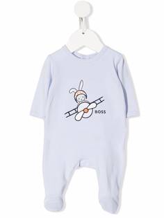 BOSS Kidswear пижама с вышивкой