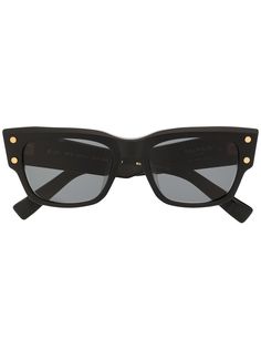 Balmain Eyewear солнцезащитные очки трапециевидной формы