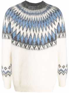 Junya Watanabe MAN джемпер с узором фэр-айл