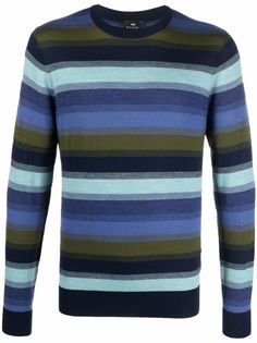 PS Paul Smith полосатый джемпер с круглым вырезом
