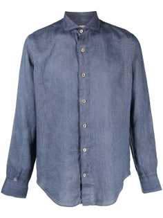 Eleventy рубашка со срезанным воротником