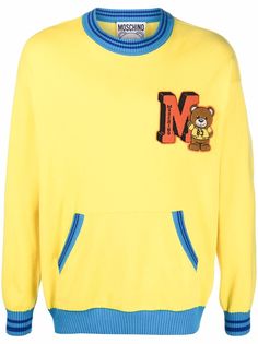 Moschino трикотажный джемпер с логотипом