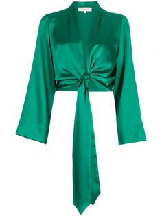 Michelle Mason блузка с длинными рукавами и завязками