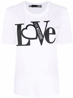 Love Moschino футболка с надписью