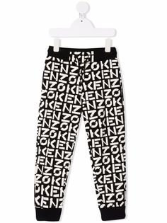 Kenzo Kids спортивные брюки с логотипом