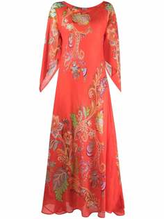 ETRO платье с цветочным принтом