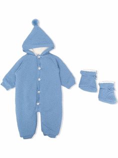 Paz Rodriguez ромпер в технике кроше с капюшоном