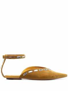 Emilio Pucci мюли со стразами