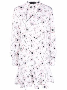 Love Moschino платье-рубашка с цветочным принтом
