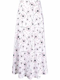 Love Moschino юбка с завышенной талией и цветочным принтом