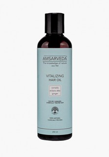 Масло массажное Amsarveda для волос и кожи головы тонизирующее с амлой и имбирем Vitalizing Hair Oil, 250 мл