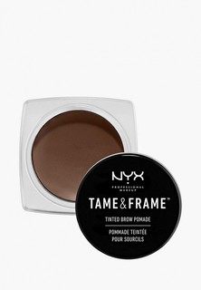 Помада для бровей Nyx Professional Makeup Матовый финиш, Tame & Frame Tinted Brow Pomade, оттенок 02 - Chocolate, 5 г