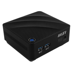 Неттоп MSI Cubi N JSL-030XRU, Intel Pentium Silver N6000, DDR4 4ГБ, 256ГБ(SSD), Intel UHD Graphics, noOS, черный [9s6-b0a111-049]