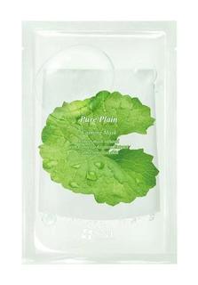 Успокаивающая тканевая маска SNP Pure Plain Calming Mask для чувствительной и сухой кожи лица, 25мл