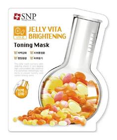 Тканевая маска SNP Jelly vita Brightening Toning Mask, с витамином С, 30мл