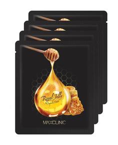 Набор из 4 увлажняющих масок для лица Maxclinic Royal Jelly Ampoule Mask, с маточным молочком