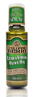 Оливковое масло Filippo Berio Extra Virgin нерафинированное с распылителем, 0,2л