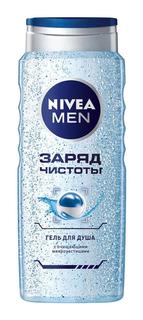 Гель для душа Nivea Men &quot;Заряд чистоты&quot;, 250мл