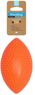 Мяч-регби игровой PitchDog Sportball для апортировки, оранжевый, 9см