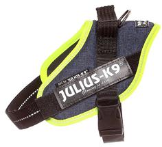 Шлейка JULIUS-K9 IDC Powerharness Mini-Mini XS для собак (4-7кг), 40-53см, джинсовая