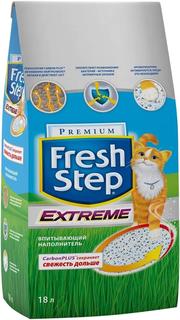 Наполнитель Fresh Step Clay Extreme, впитывающий, тройная защита, 18л