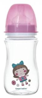 Антиколиковая бутылочка Canpol babies &quot;Toys&quot;, розовая, 240мл