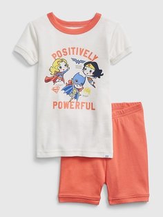 Пижамный комплект с принтом из коллекции babyGap DC Female Superheroes