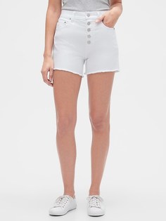 Шорты джинсовые с высокой посадкой GAP